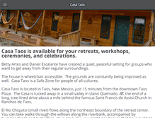 Tablet Screenshot of casataos.com